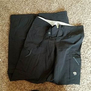 Black hiking pants (convertible capris)
